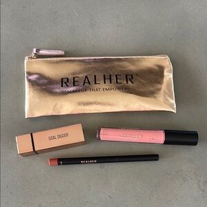 RealHer Lipstick, Lipliner, Lipgloss Collection